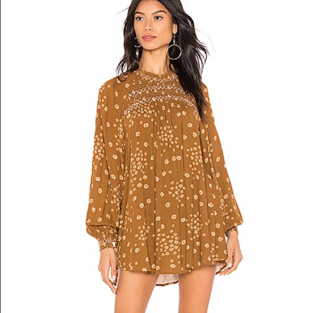 Free People Brown Dress